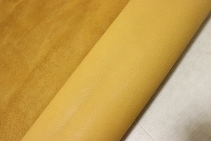 ds25円！[イエローキャメル]新入荷 国産 豚革 クロム革 スムース加工 120ds