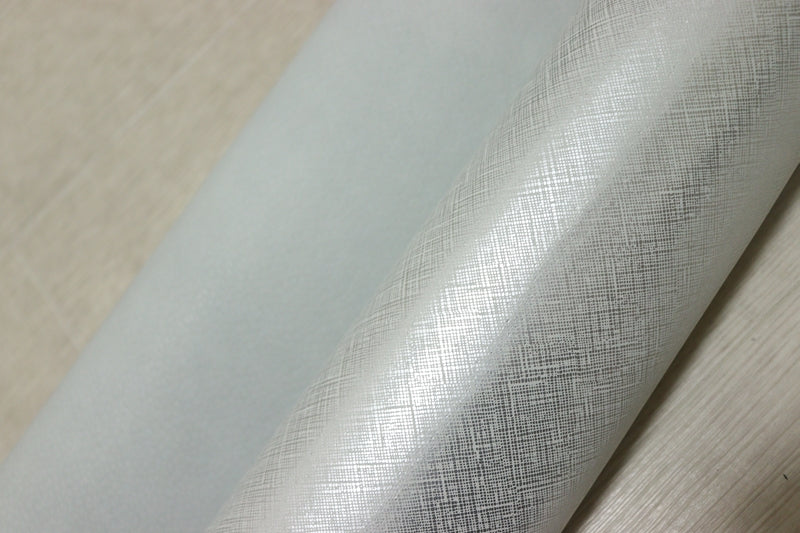 ds25円！[ホワイトシルバー]新入荷 国産 豚革 クロム革 絹目プリント 120ds