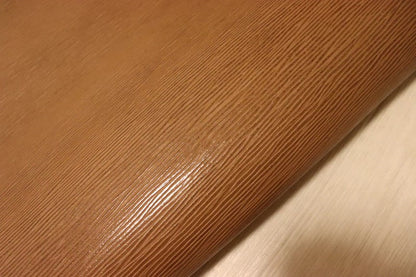 ds25円！[ナチュラルブラウン]新入荷 国産 豚革 ヌメ革 エピ調型押し 121ds