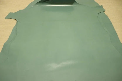 ds25円！[アクアブルー]新入荷 イタリアンレザー ヤギ革 クロム革 スムース加工 122ds