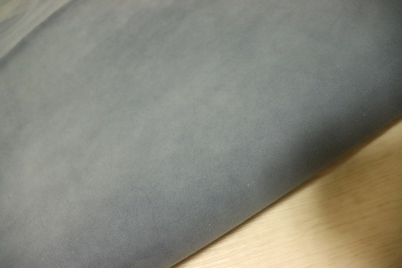 ds25円！[ブルー]新入荷 国産 ひつじ革 クロム革 スウェード 123ds