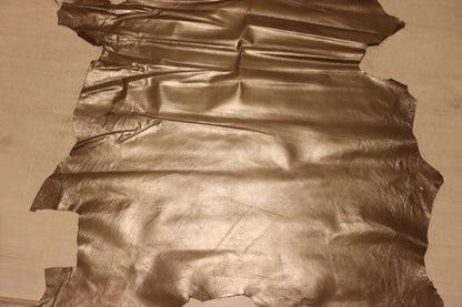 ds25円！[バフ]新入荷 イタリアンレザー 豚革 クロム革 箔貼り加工 126ds