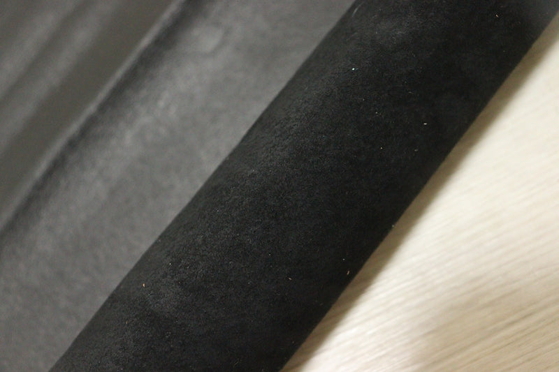 ds25円！[ブラック]新入荷 国産 豚革 クロム革 スウェード 126ds