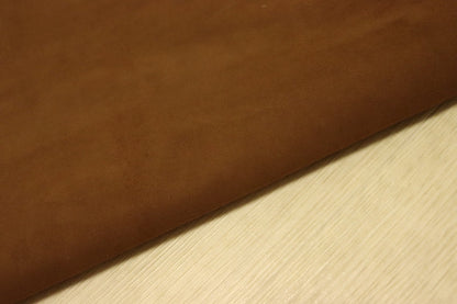 ds25円！[チョコブラウン]新入荷 国産 ヤギ革 クロム革 スウェード 127ds