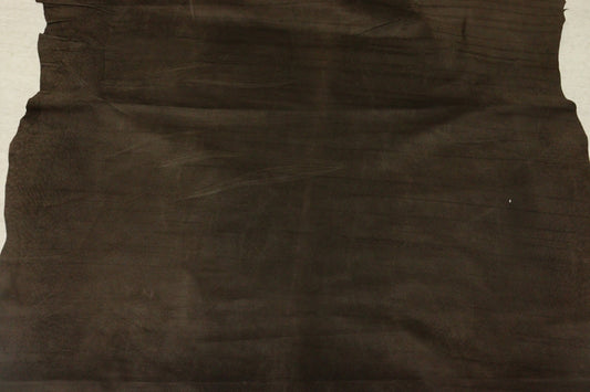 ds25円！[こげ茶]新入荷 国産 豚革 クロム革 スウェード 130ds