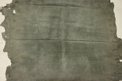 ds25円！[ダークグレー]新入荷 国産 豚革 クロム革 スウェード 130ds