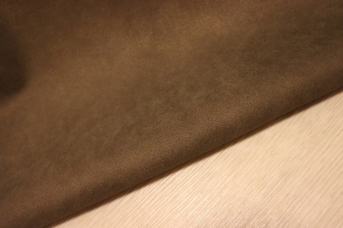 ds25円！[ブロンズ系]新入荷 イタリアンレザー 牛革 クロム革 ベロア 133ds