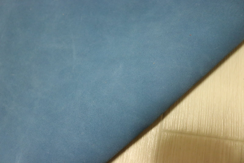 ds25円！[ターコイズ]新入荷 イタリアンレザー 牛革 クロム革 ベロア 137ds