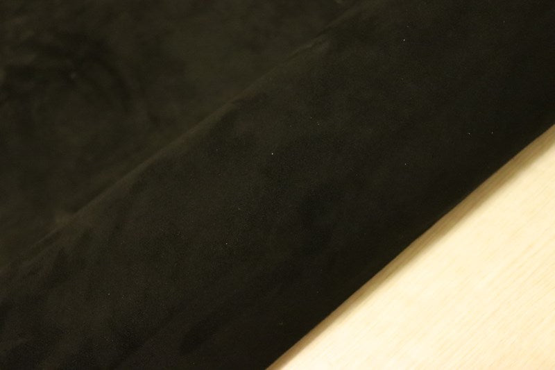 ds25円！[ブラック]新入荷 インポートレザー ヤギ革 クロム革 スウェード 138ds