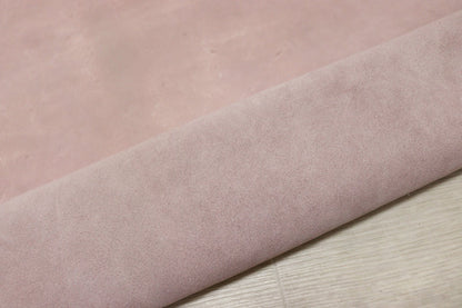 ds25円！[くすみピンク]新入荷 国産 牛革 クロム革 ベロア 139ds