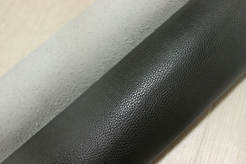 ds25円！[ブラックグレー]新入荷 インポートレザー 牛革 クロム革 シボ型押し 顔料仕上げ 140ds