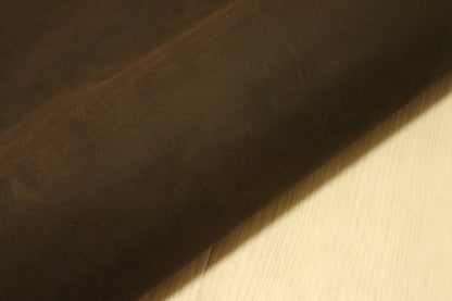 ds25円！[ダークブラウン]新入荷 イタリアンレザー 牛革 クロム革 ベロア 142ds