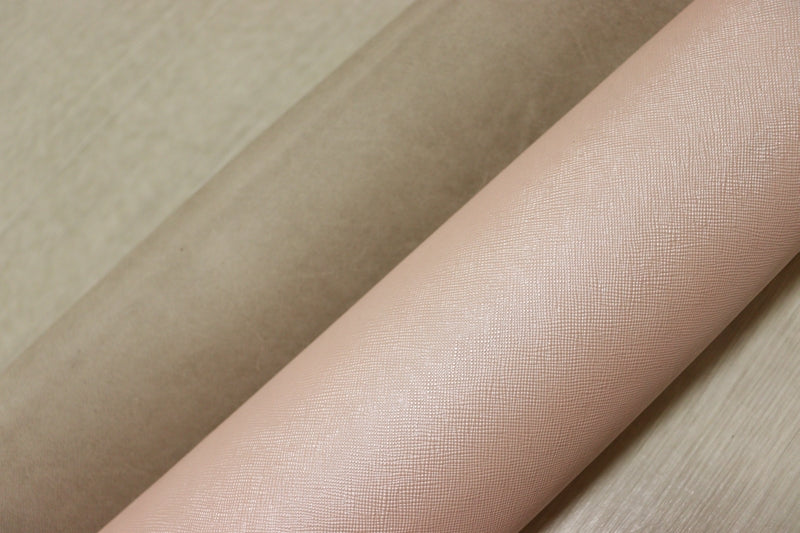 ds25円！[パールピンク]新入荷 国産 牛革 クロム革 顔料仕上げ 絹目型押し 170ds