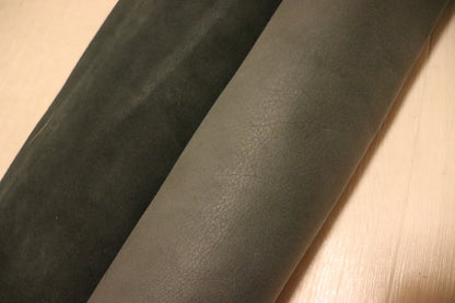 ds25円！[ダークグレー]新入荷 国産 牛革 クロム革 グローブ調 180ds