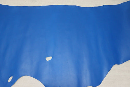 ds25円！[マリンブルー]新入荷 国産 牛革 姫路レザー クロム革 顔料仕上げ 180ds