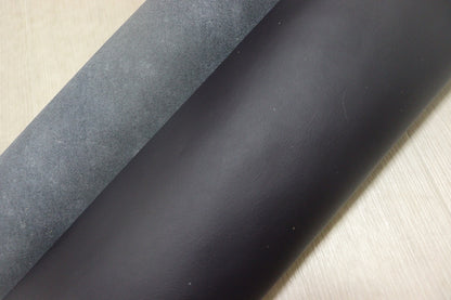 ds25円！[ダークパープル系]新入荷 国産 牛革 クロム革 吟すり加工 顔料仕上げ 180ds
