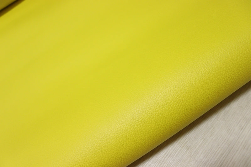 ds25円！[イエロー]新入荷 国産 牛革 姫路レザー クロム革 シボ型押し 顔料仕上げ 200ds