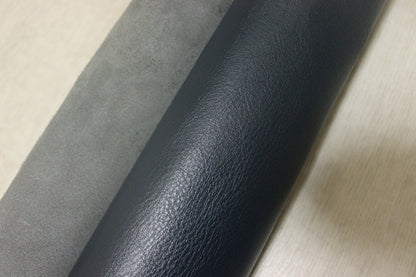 ds25円！[ネイビー]新入荷 国産 牛革 姫路レザー クロム革 シュリンク加工 200ds