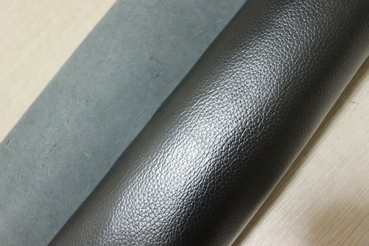 ds25円！[パールブラック]新入荷 国産 牛革 姫路レザー クロム革 シボ型押し 顔料仕上げ 200ds