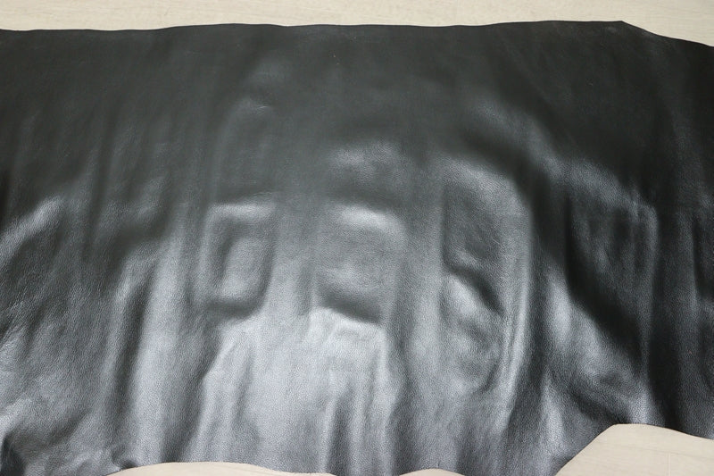 ds25円！[パールブラック]新入荷 国産 牛革 姫路レザー クロム革 シボ型押し 顔料仕上げ 200ds