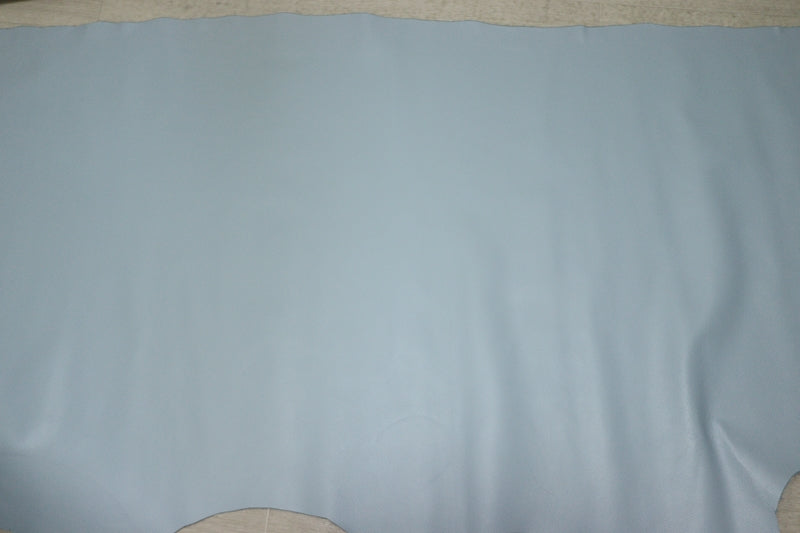 ds25円！[ライトブルー]新入荷 国産 牛革 姫路レザー クロム革 シボ型押し 顔料仕上げ 208ds