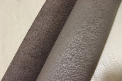 ds25円！[モカグレー]新入荷 国産 牛革 姫路レザー クロム革 シボ型押し もちもち 211ds