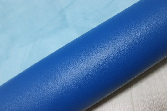 ds25円！[マリンブルー]新入荷 国産 牛革 姫路レザー クロム革 シボ型押し 顔料仕上げ 220ds