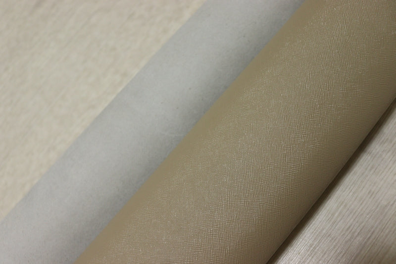 ds25円！[カフェオレ]新入荷 国産 牛革 姫路レザー クロム革 絹目型押し 顔料仕上げ 220ds