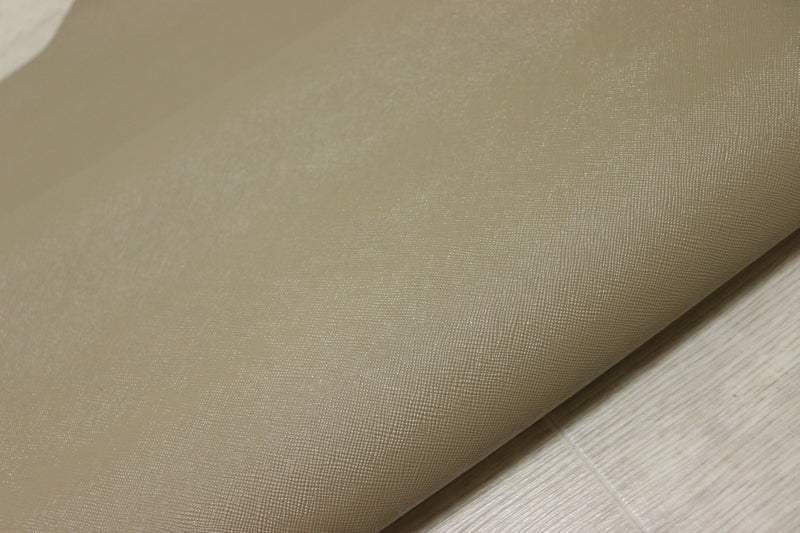 ds25円！[カフェオレ]新入荷 国産 牛革 姫路レザー クロム革 絹目型押し 顔料仕上げ 220ds