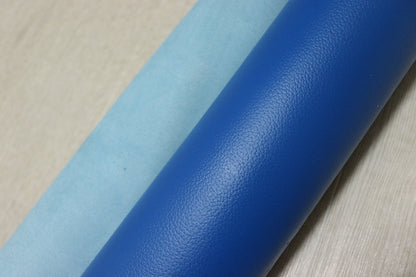 ds25円！[マリンブルー]新入荷 国産 牛革 姫路レザー クロム革 シボ型押し 220ds