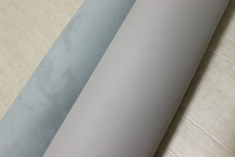 ds25円！[アイスグレー]新入荷 国産 牛革 姫路レザー クロム革 絹目型押し やや訳あり 220ds