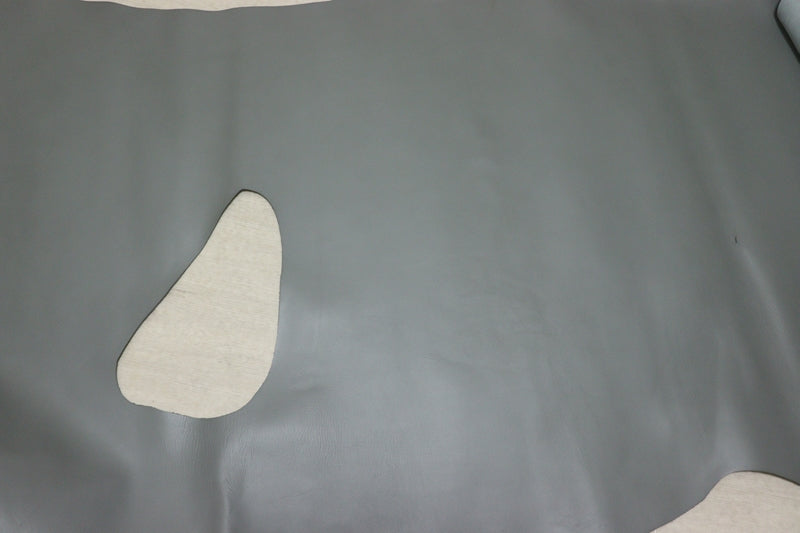 ds25円！[ブルーグレー]新入荷 国産 牛革 姫路レザー クロム革 顔料仕上げ 220ds