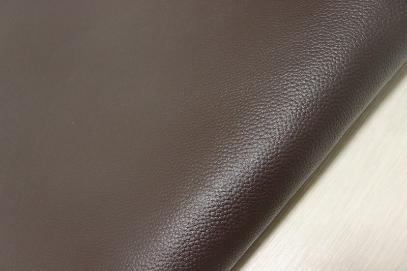 ds25円！[チョコブラウン]新入荷 国産 牛革 姫路レザー クロム革 顔料仕上げ シボ型押し 220ds
