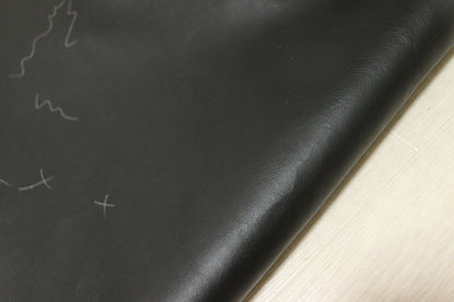 ds25円！[ブラック]新入荷 イタリアンレザー 牛革 クロム革 カゼイン仕上げ 訳あり 228ds
