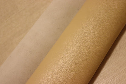 ds25円！[パールベージュ]新入荷 国産 牛革 姫路レザー クロム革 シボ型押し 顔料仕上げ 230ds