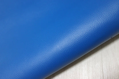 ds25円！[マリンブルー]新入荷 国産 牛革 姫路レザー クロム革 シボ型押し 顔料仕上げ 230ds