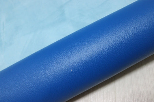 ds25円！[マリンブルー]新入荷 国産 牛革 姫路レザー クロム革 シボ型押し 顔料仕上げ 230ds