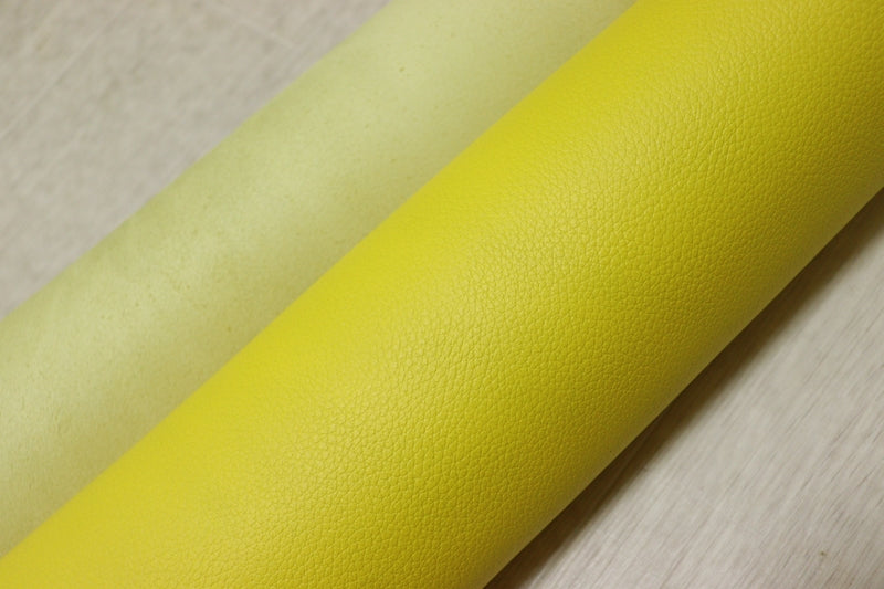 ds25円！[イエロー]新入荷 国産 牛革 姫路レザー クロム革 シボ型押し 顔料仕上げ 230ds