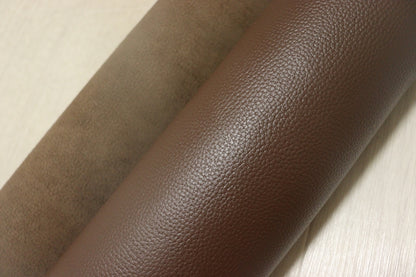 ds25円！[チョコブラウン]新入荷 国産 牛革 姫路レザー クロム革 シボ型押し 顔料仕上げ 230ds