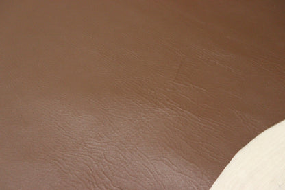 ds25円！[チョコブラウン]新入荷 国産 牛革 姫路レザー クロム革 絹目型押し 訳あり 230ds