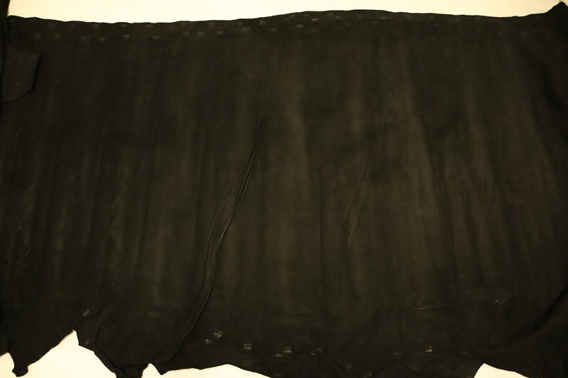 ds25円！[ブラック]新入荷 国産 牛革 姫路レザー クロム革 ヌバック やや訳あり 236ds