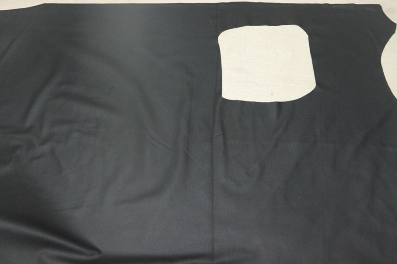 ds25円！[ブラック]新入荷 イタリアンレザー 牛革 クロム革 弱シュリンク加工 237ds