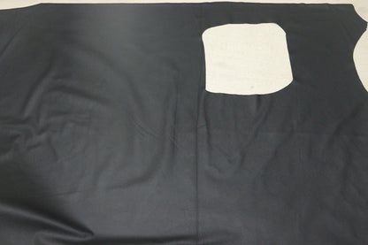 ds25円！[ブラック]新入荷 イタリアンレザー 牛革 クロム革 弱シュリンク加工 237ds