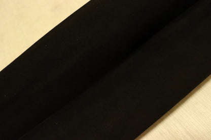 ds25円！[ブラック]新入荷 国産 牛革 姫路レザー クロム革 ヌバック やや訳あり 239ds