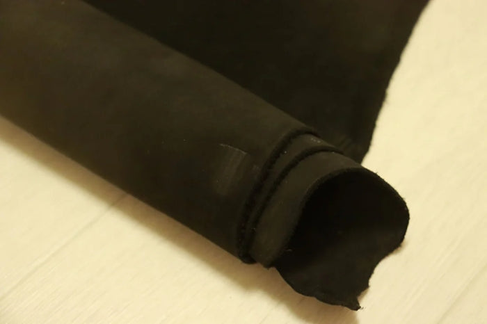 ds25円！[ブラック]新入荷 国産 牛革 姫路レザー クロム革 ヌバック 239ds