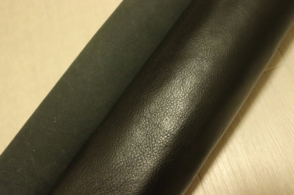 ds25円！[ブラック]新入荷 国産 牛革 姫路レザー クロム革 弱シュリンク加工 やや訳あり 240ds