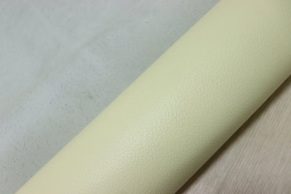 ds25円！[ナチュラルイエロー]新入荷 国産 牛革 姫路レザー クロム革 シボ型押し 顔料仕上げ 240ds