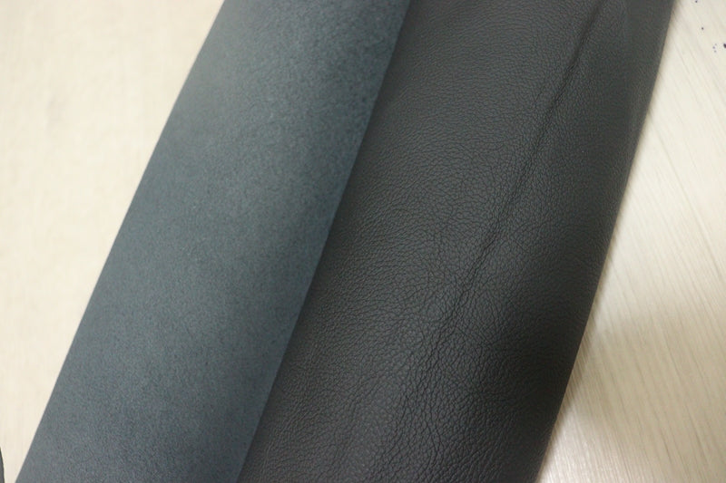 ds25円！[ブラック]新入荷 イタリアンレザー 牛革 クロム革 シボ型押し 訳あり 255ds