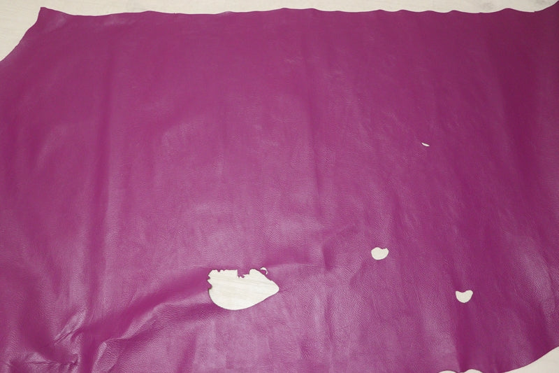 ds25円！[アメジスト]新入荷 国産 牛革 クロム革 バッファロー型押し 顔料仕上げ 257ds