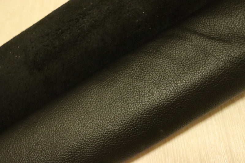 ds25円！[ブラック]新入荷 国産 牛革 姫路レザー クロム革 シボ型押し 263ds